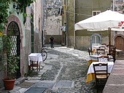 Borgo Saint Ignazio, just down the road from Lemon Tree House, Bosa