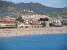 Apartments to rent in Bosa, Sardinia - view of Bosa from the beach