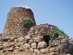 Nuraghe near Bosa in Sardinia