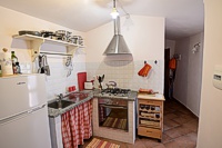Roof Terrace Kitchen - apartment to rent in Bosa